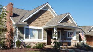 Beautiful home exterior after professional siding installation, Stillwater, OK.